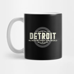 Detroit Michigan - The Motor Capital of the World Mug